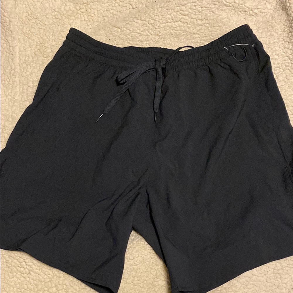 Outdoor Voices Black Athletic Shorts with Elastic Waistband